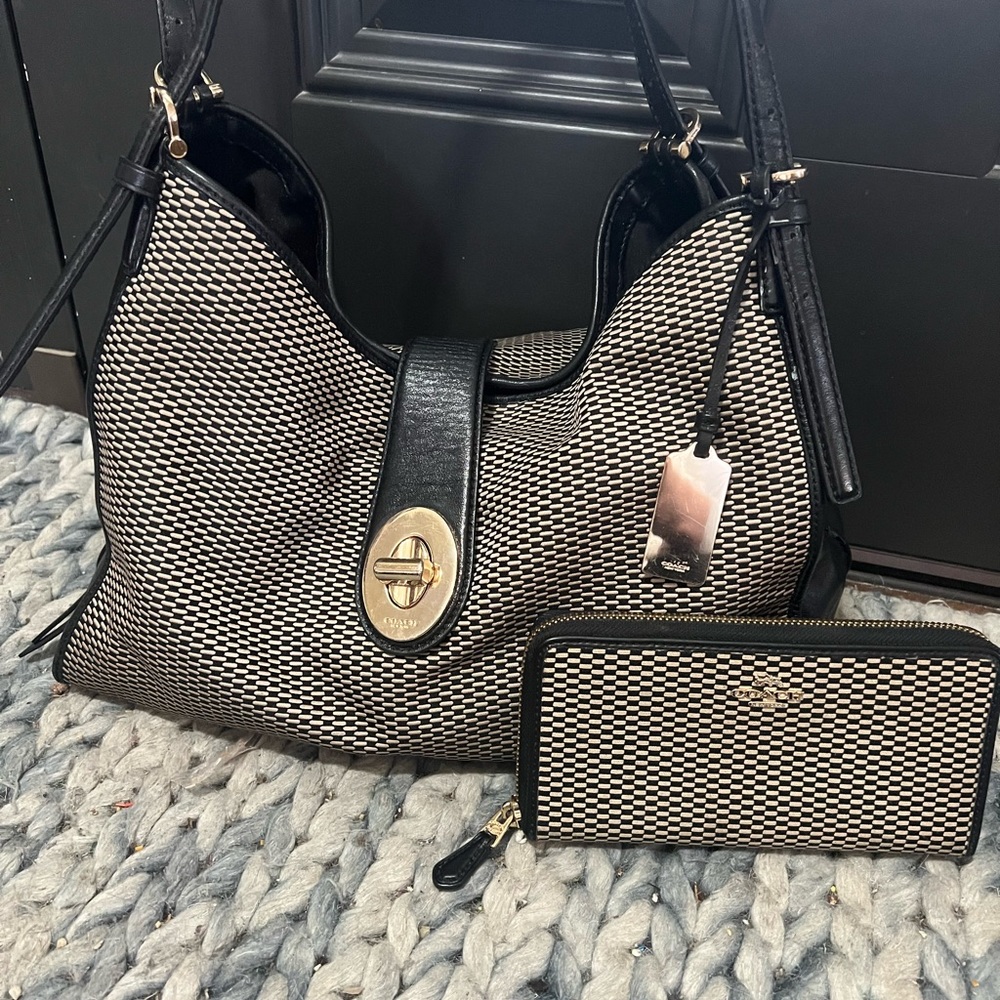 Price Drop!!!  Unique Coach Madison Carlye  Matching Bag and Wallet